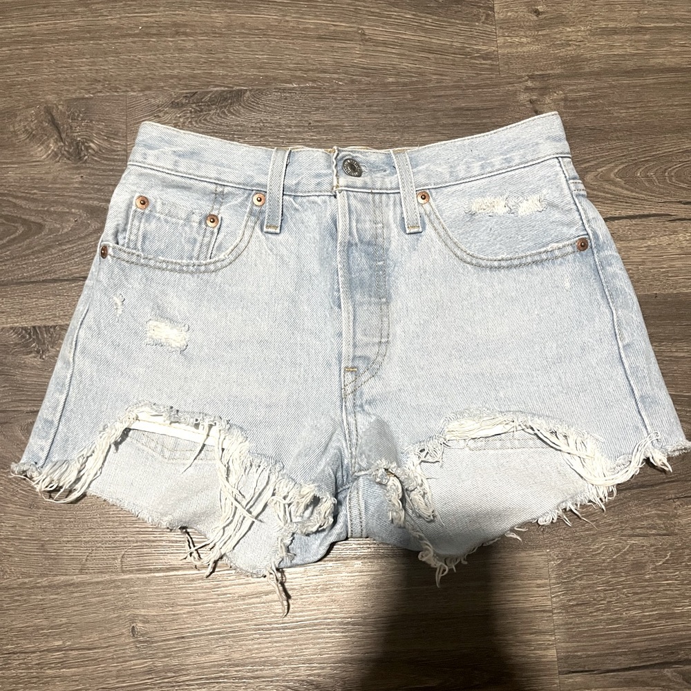 Denim shorts